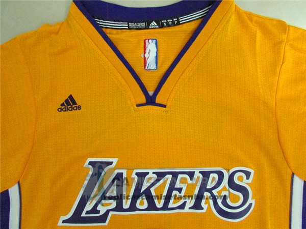 Camiseta Manga Corta Lakers Russell Amarillo